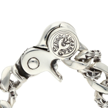 Chrome Hearts FNCY CHN LNK 925 Silver Bracelet Size 13LINK