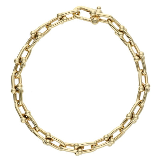 TIFFANY&Co. HardWear 18K Yellow Gold Link Bracelet Size L