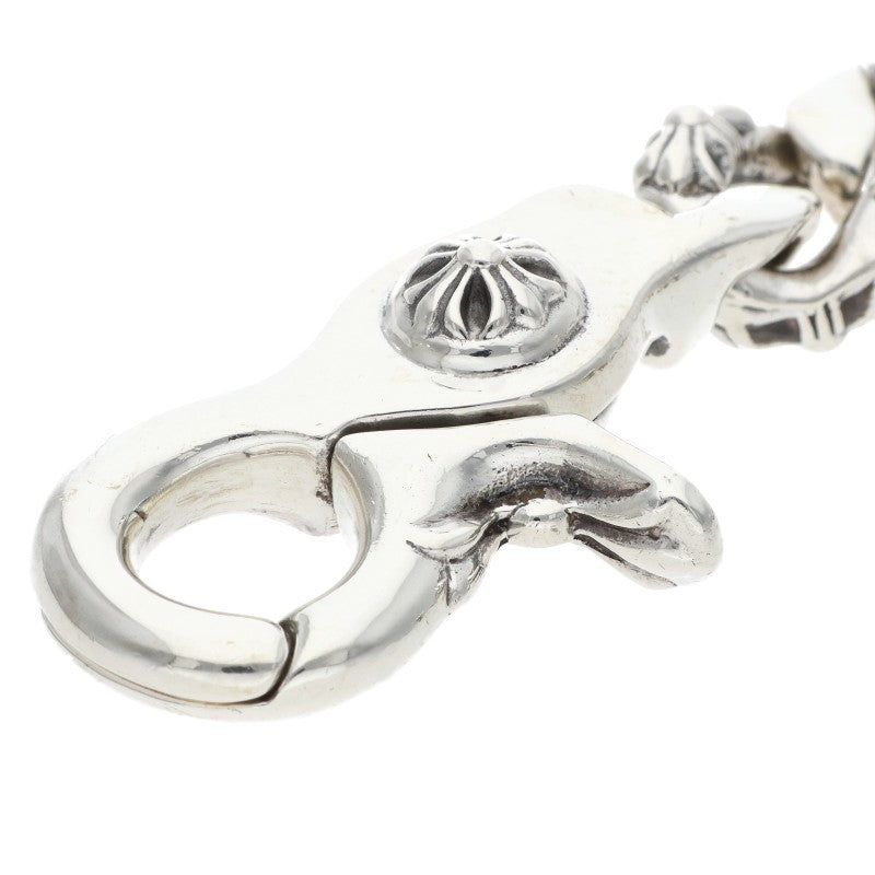 Chrome Hearts FNCY CHN LNK 925 Silver Bracelet Size 13LINK