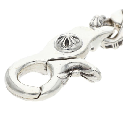Chrome Hearts FNCY CHN LNK 925 Silver Bracelet Size 13LINK