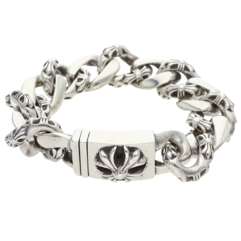 Chrome Hearts CHX Large Box ID Silver Bracelet Size 13LINK