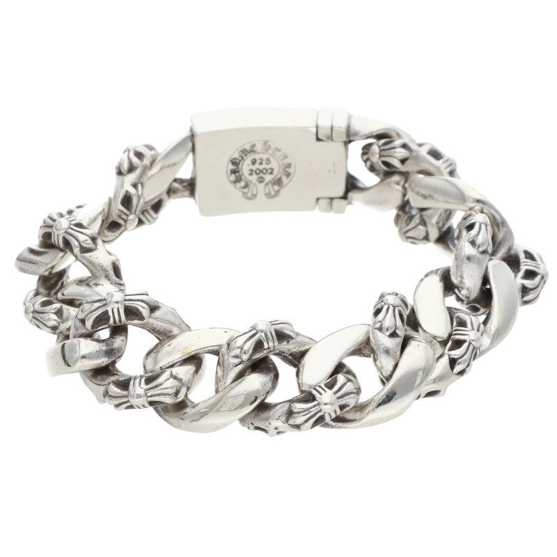 Chrome Hearts CHX Large Box ID Silver Bracelet Size 13LINK