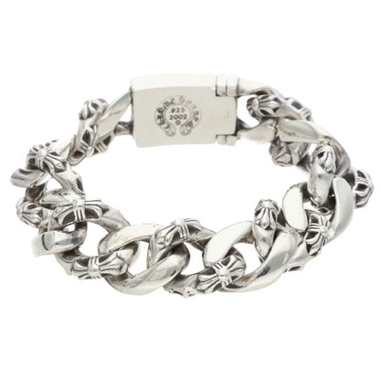 Chrome Hearts CHX Large Box ID Silver Bracelet Size 13LINK