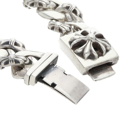 Chrome Hearts CHX Large Box ID Silver Bracelet Size 13LINK