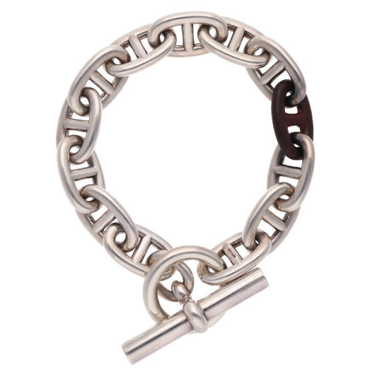 HERMES Chaine d'Ancre TGM Leather Bracelet Size 13LINK