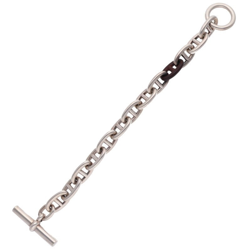 HERMES Chaine d'Ancre TGM Leather Bracelet Size 13LINK