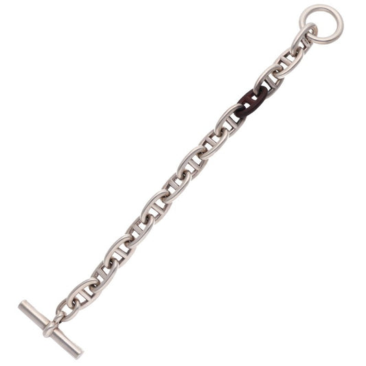 HERMES Chaine d'Ancre TGM Leather Bracelet Size 13LINK