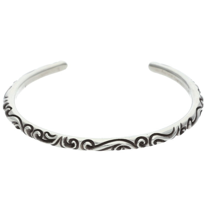 Chrome Hearts BANGLE SCROLL Belt Silver Size L
