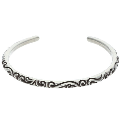 Chrome Hearts BANGLE SCROLL Belt Silver Size L
