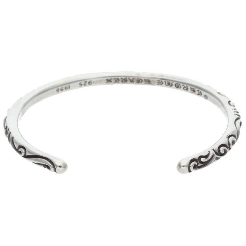 Chrome Hearts BANGLE SCROLL Belt Silver Size L