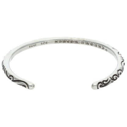 Chrome Hearts BANGLE SCROLL Belt Silver Size L