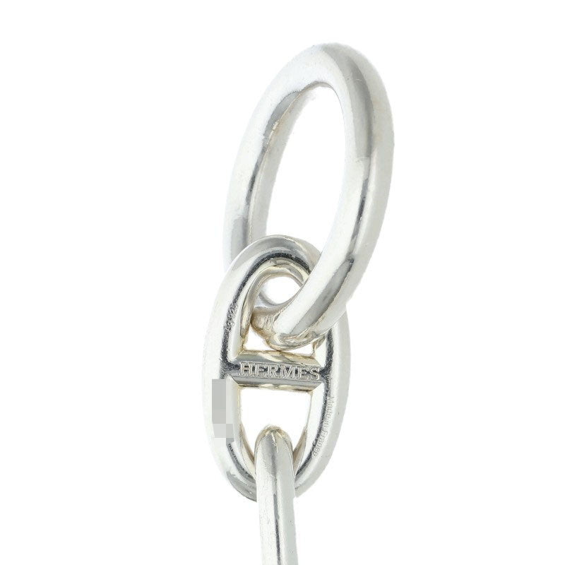 HERMES Chaine d'Ancre GM Silver Bracelet 925 Size 13LINK