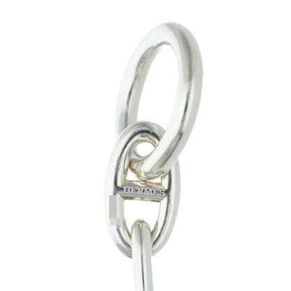 HERMES Chaine d'Ancre GM Silver Bracelet 925 Size 13LINK