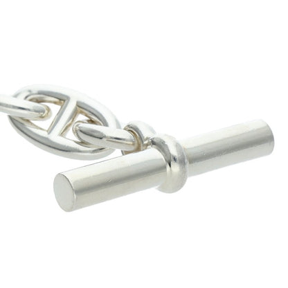 HERMES Chaine d'Ancre GM Silver Bracelet 925 Size 13LINK