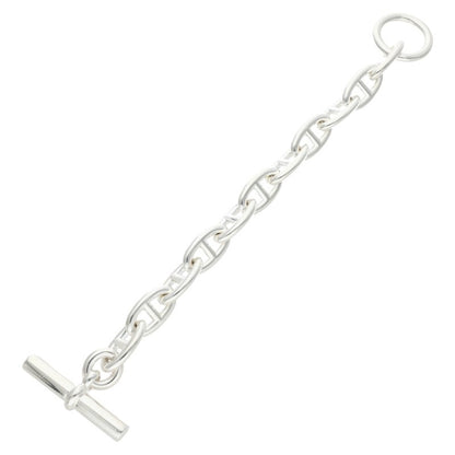 HERMES Chaine d'Ancre GM Silver Bracelet Size 11LINK