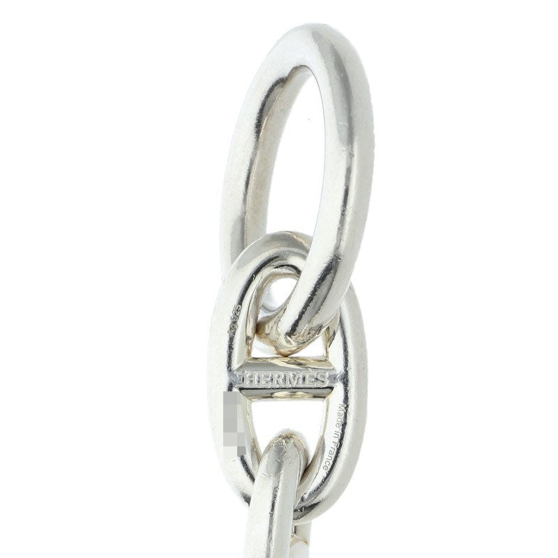 HERMES Chaine d'Ancre GM Silver Bracelet Size 11LINK