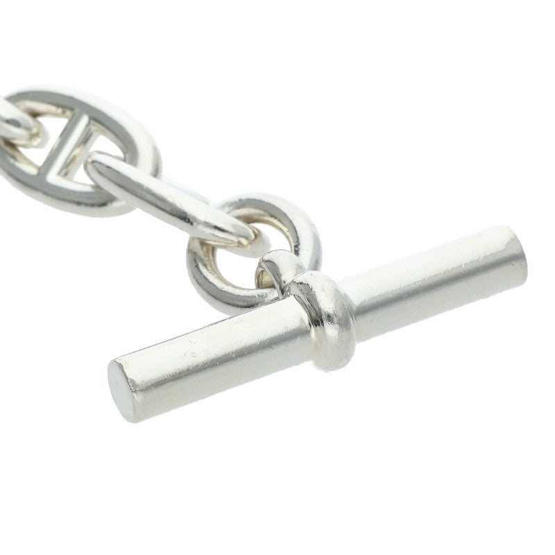 HERMES Chaine d'Ancre GM Silver Bracelet Size 11LINK