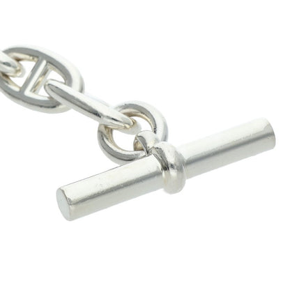 HERMES Chaine d'Ancre GM Silver Bracelet Size 11LINK
