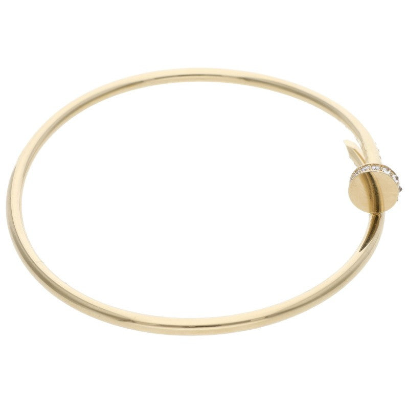Cartier JUSTE UN CLOU BRACELET SM 18K YG Diamond Size 18