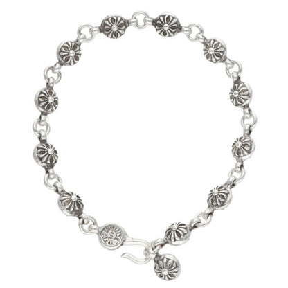 Chrome Hearts #1 Cross Ball Silver Bracelet