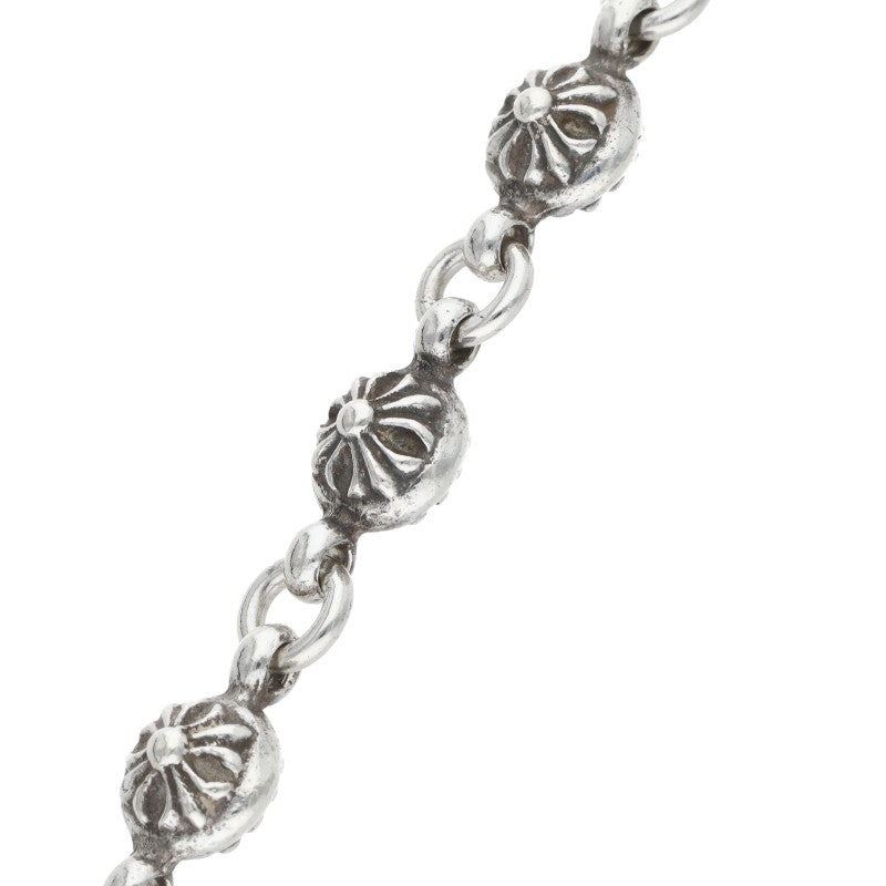 Chrome Hearts #1 Cross Ball Silver Bracelet