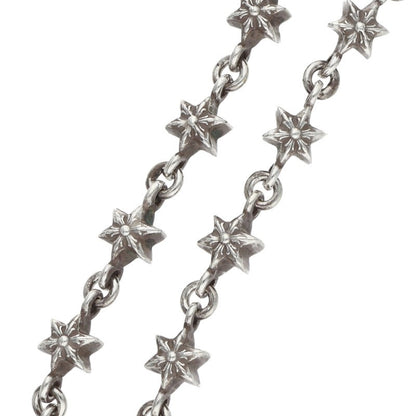 Chrome Hearts CHN Tiny Star Silver Bracelet Size 13LINK