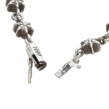 Chrome Hearts CHN Tiny Star Silver Bracelet Size 13LINK
