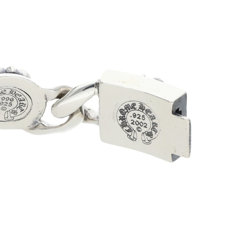 Chrome Hearts CROSS LINK Silver Bracelet Size 6LINK