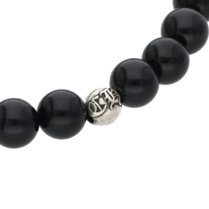 Chrome Hearts 8mm Bead Bracelet Black Silver