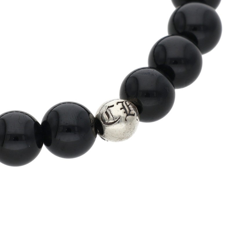 Chrome Hearts 8mm Bead Bracelet Black Silver
