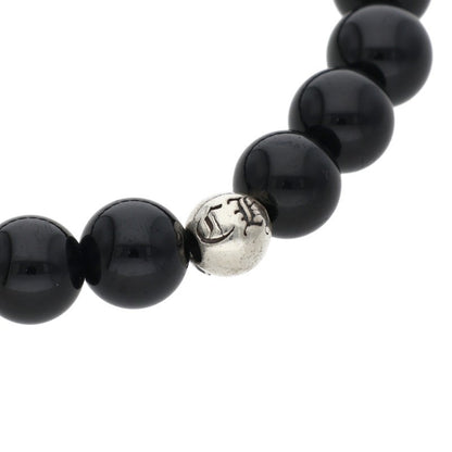 Chrome Hearts 8mm Bead Bracelet Black Silver