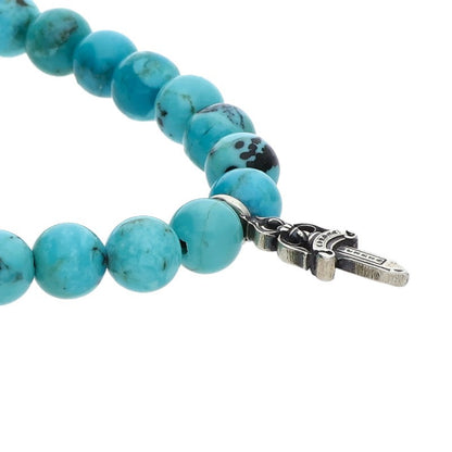 Chrome Hearts 6mm BEAD Stack Dagger 6mm Bead Bracelet