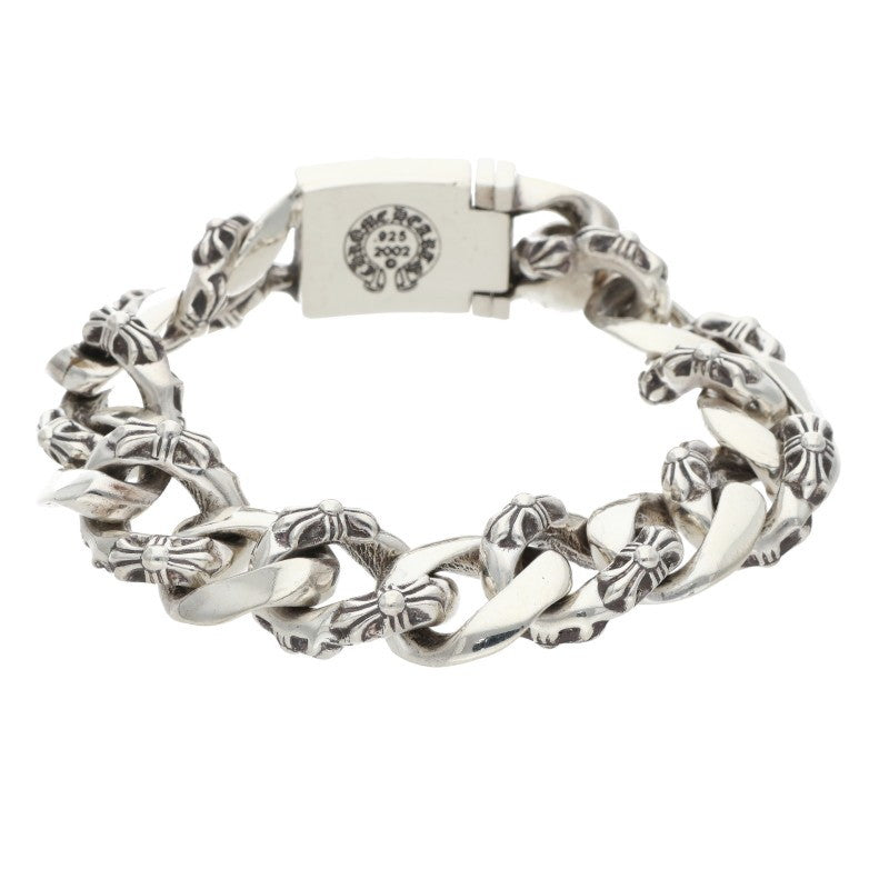 Chrome Hearts CHX Large Box ID Silver Bracelet Size 15LINK