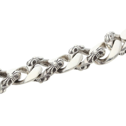 Chrome Hearts CHX Large Box ID Silver Bracelet Size 15LINK