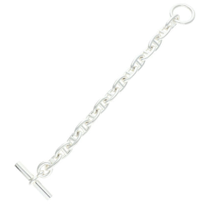 HERMES Chaine d'Ancre MM Silver Bracelet Size 14LINK
