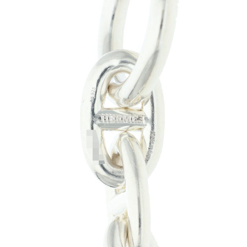 HERMES Chaine d'Ancre MM Silver Bracelet Size 14LINK