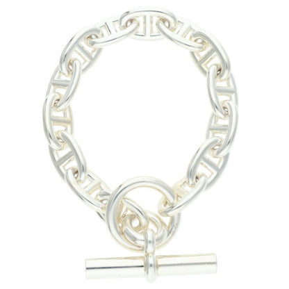 HERMES Chaine d'Ancre MM Silver Bracelet Size 14LINK