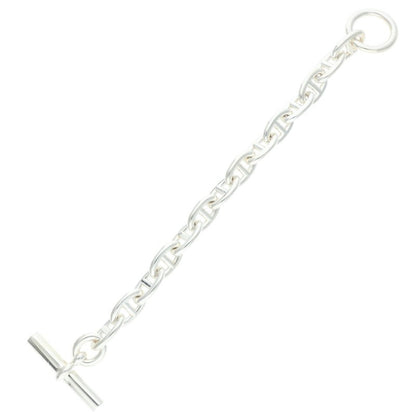 HERMES Chaine d'Ancre MM Silver Bracelet Size 14LINK