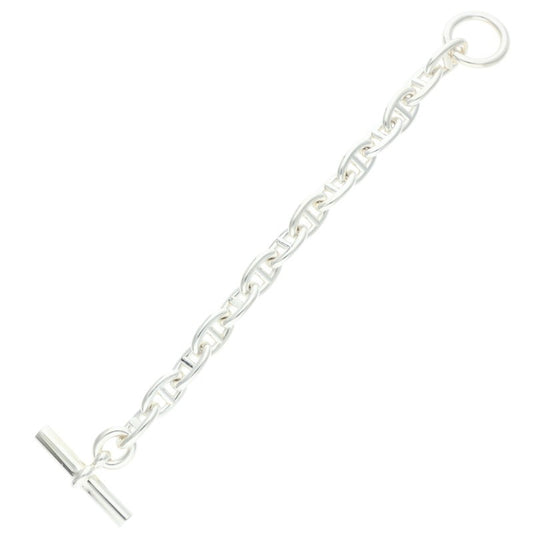 HERMES Chaine d'Ancre MM Silver Bracelet Size 14LINK
