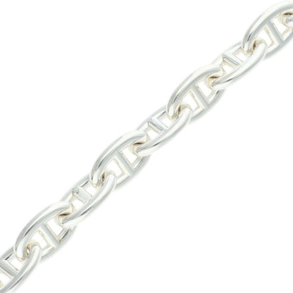 HERMES Chaine d'Ancre MM Silver Bracelet Size 14LINK