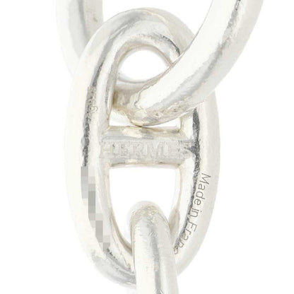 HERMES Chaine d'Ancre GM Silver Bracelet Size 12LINK
