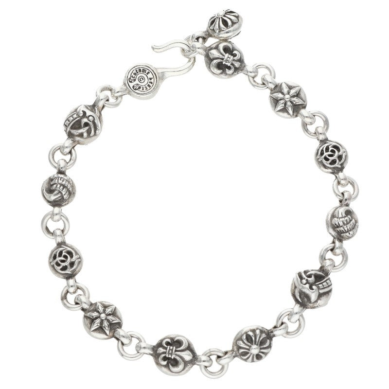 Chrome Hearts No. 1 Multi Ball Silver Bracelet