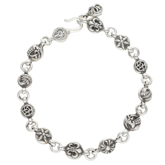 Chrome Hearts No. 1 Multi Ball Silver Bracelet