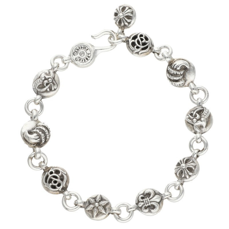 Chrome Hearts No. 2 Multi Ball Silver Bracelet