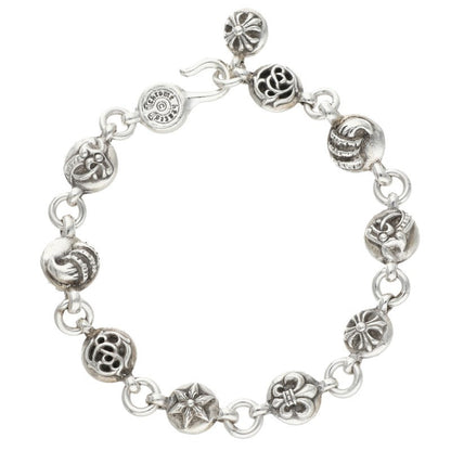Chrome Hearts No. 2 Multi Ball Silver Bracelet