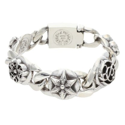 Chrome Hearts MULTI LINK Old Silver Bracelet Size 5LINK