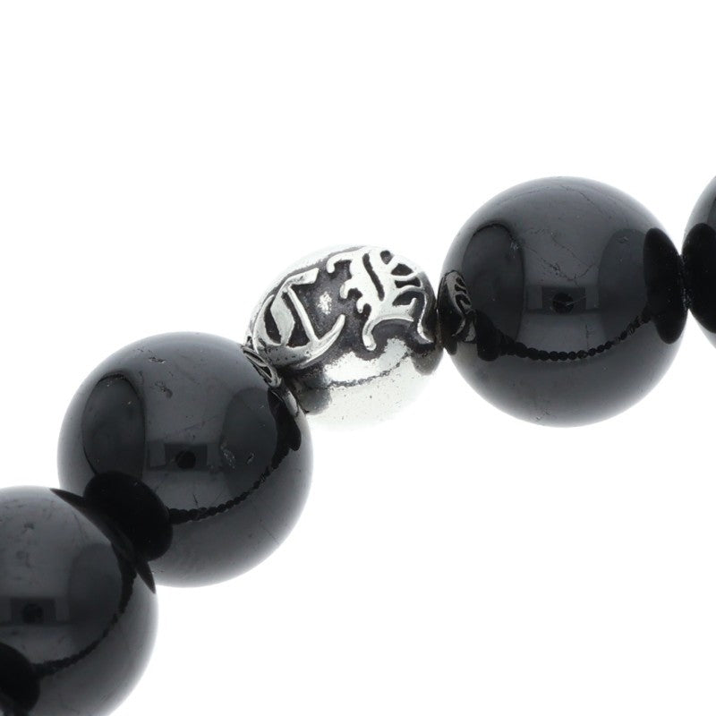 Chrome Hearts 8mm BEAD13 Bead Bracelet Black Silver