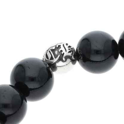 Chrome Hearts 8mm BEAD13 Bead Bracelet Black Silver