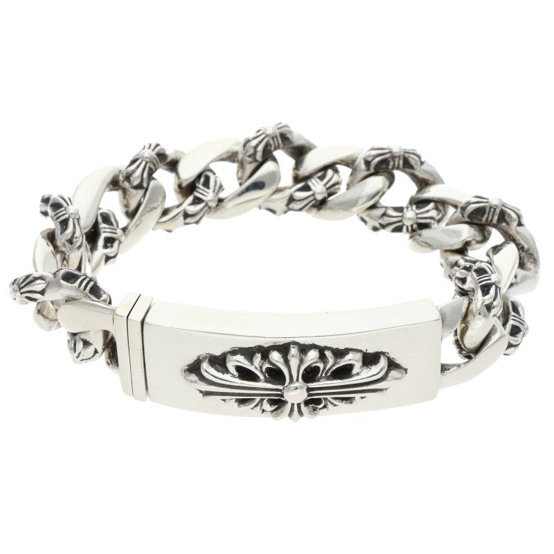 Chrome Hearts ID FLORAL CRS Fancy Bracelet Size 13LINK