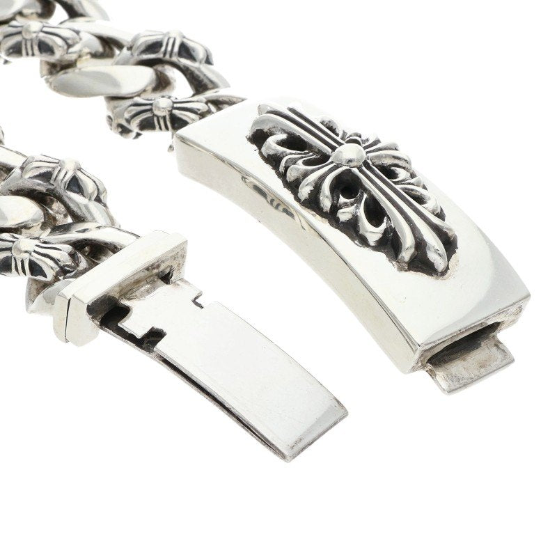 Chrome Hearts ID FLORAL CRS Fancy Bracelet Size 13LINK